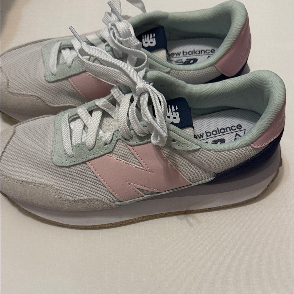 New Balance Women’s Sneakers in Pink, Mint, Navy, White